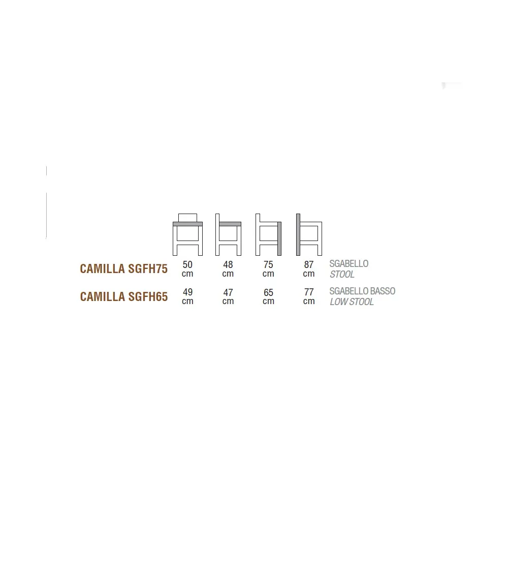 Taburete Camilla - Ambiance Italia