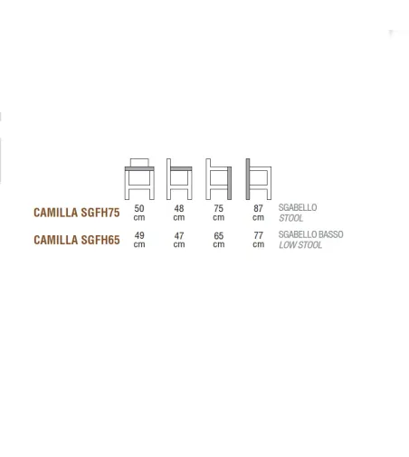 Taburete Camilla - Ambiance Italia