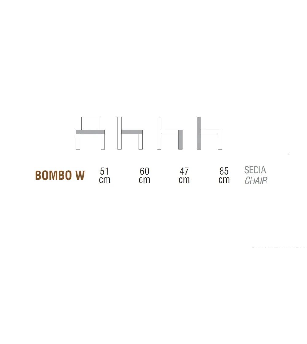 Ambiance Italia - Bombo W Chair