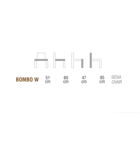 Ambiance Italia - Bombo W Stuhl