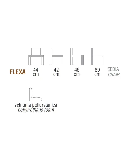Ambiance Italia - Set 2 Flexa Stühlen