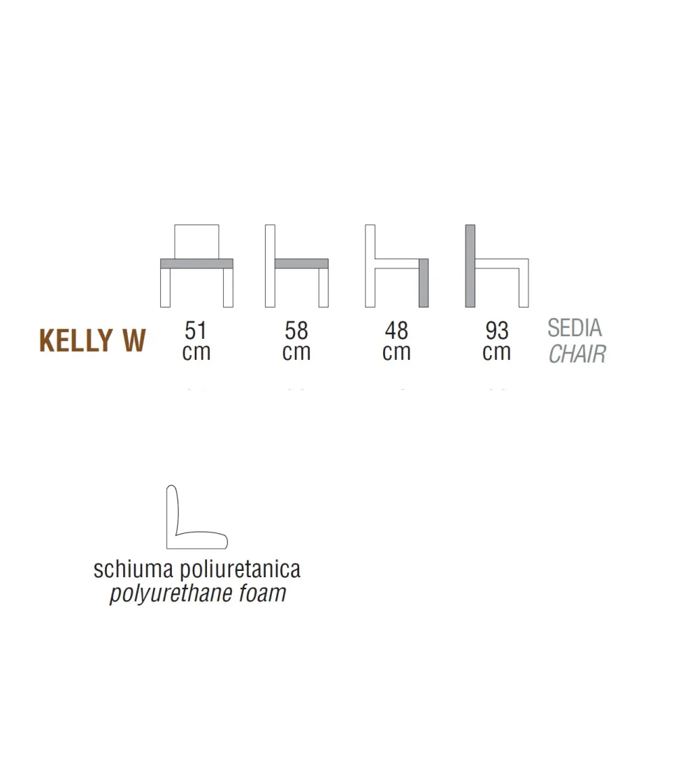 Silla Kelly W - Ambiance Italia