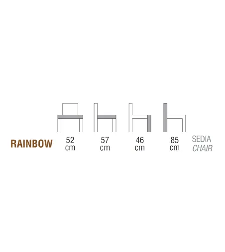 Ambiance Italia - Rainbow Stuhl