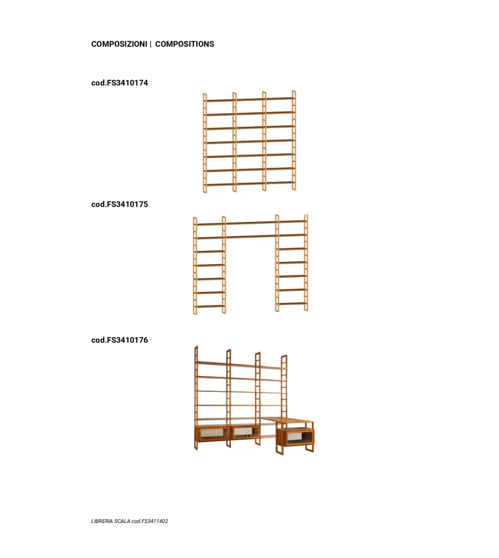 Morelato - Scala Modular Bookcase