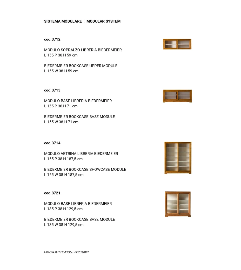 Morelato - Biedermeier Modulares...
