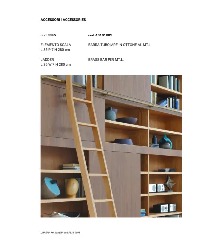 Bibliothèque Modulable Maschera Scorrevole - Morelato