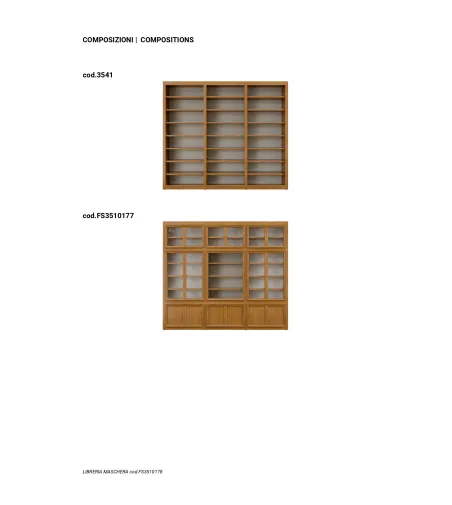 Bibliothèque Modulable Maschera - Morelato