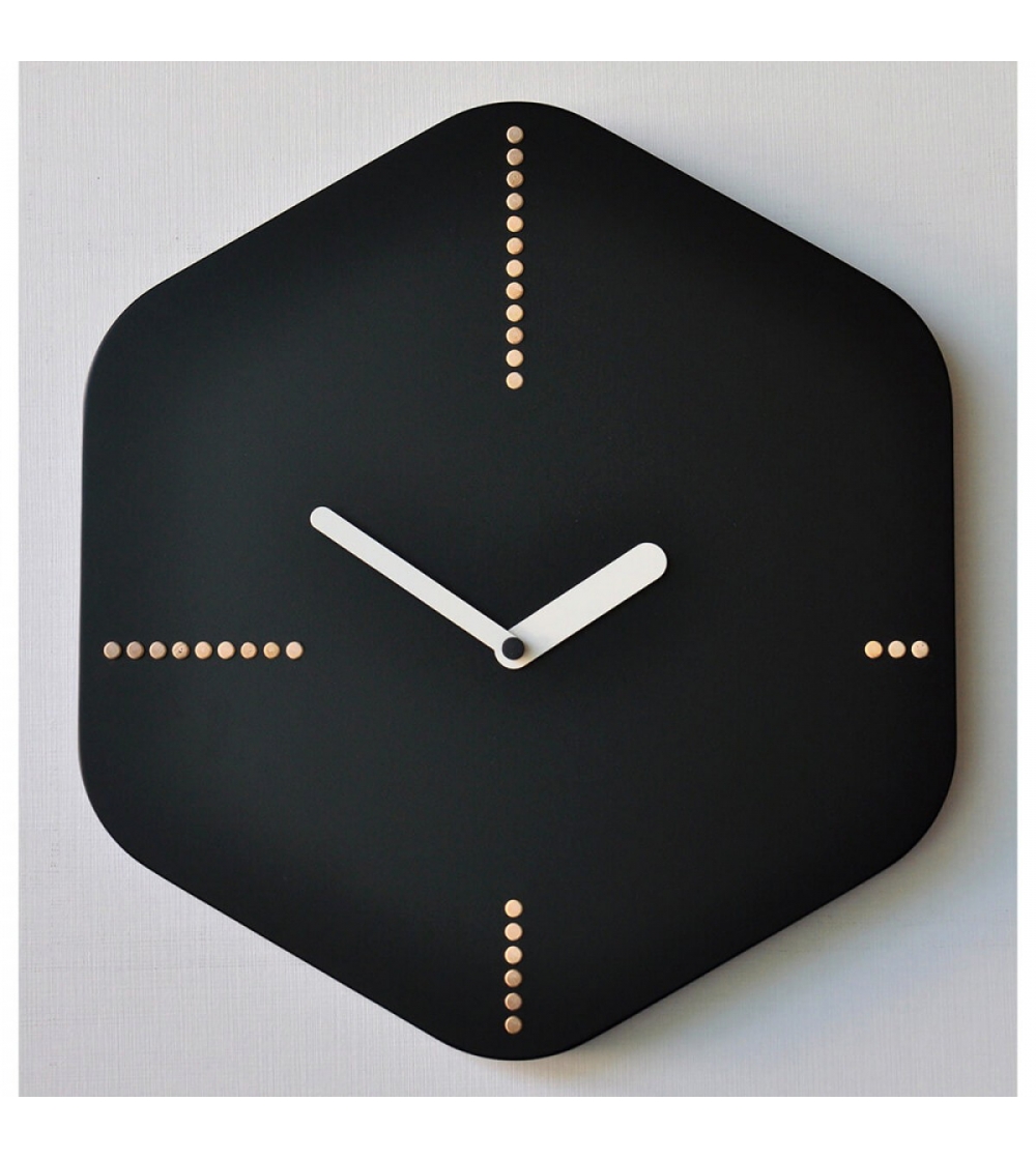 Hexagon Wall Clock Pirondini Italia