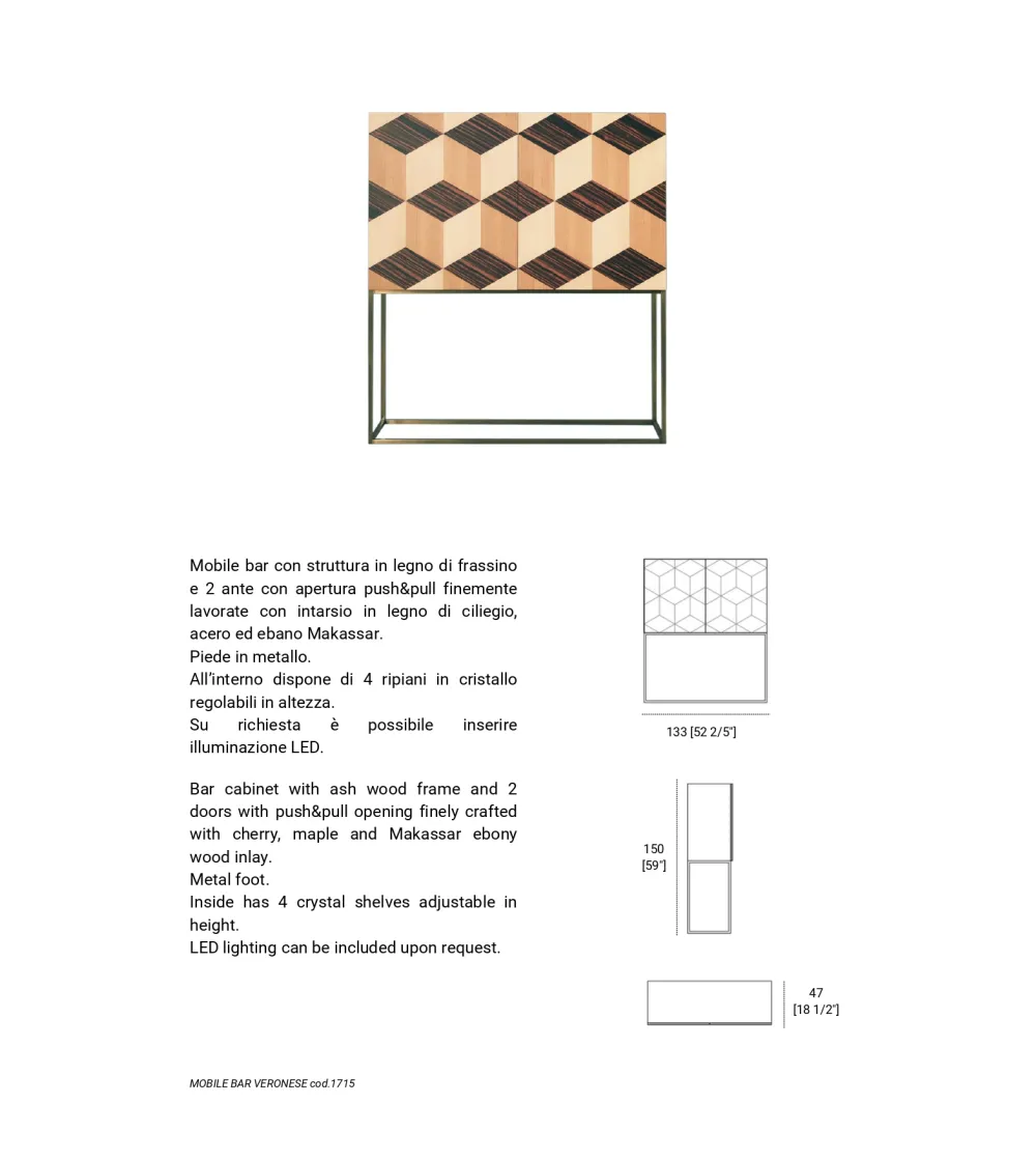 Mueble Bar Veronese - Morelato