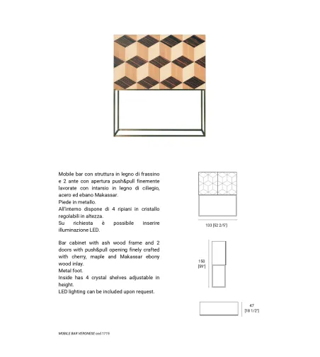 Morelato - Veronese Bar Cabinet